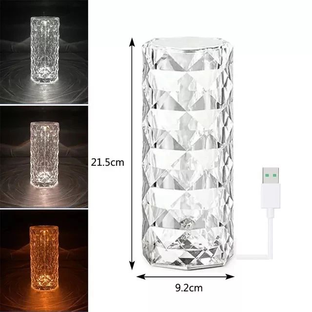 Dazzling Crystal Diamond Lamp - Illuminate Your Space