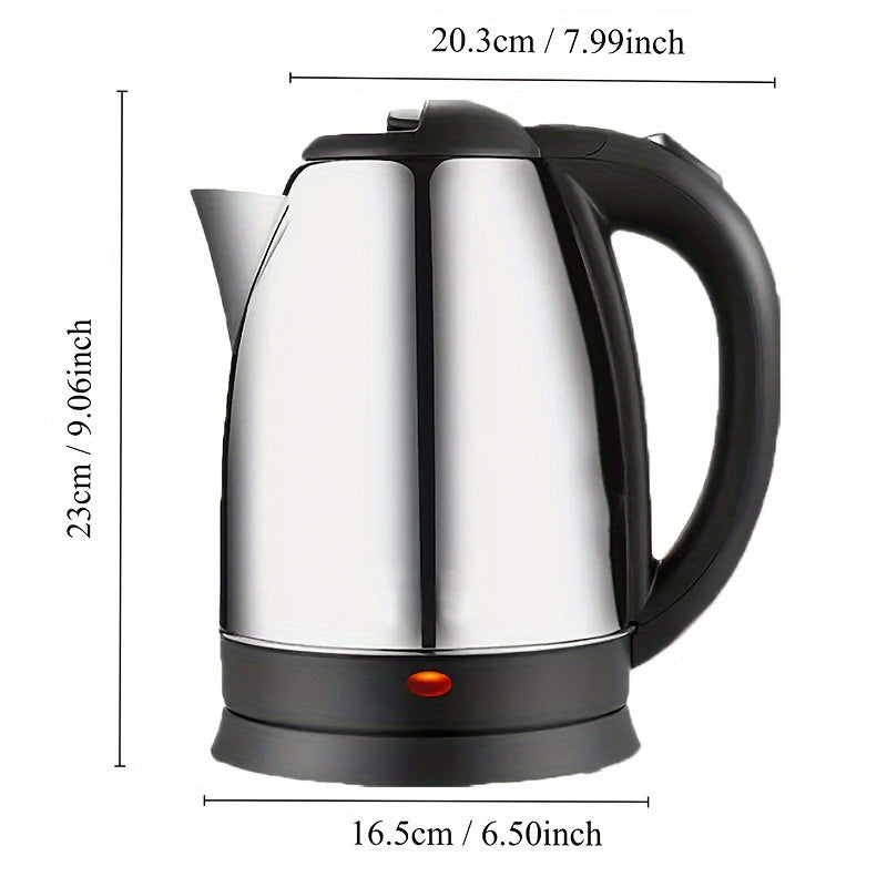 Premium Quality 2.0L Stainless Steel Electric Kettle – Fast Boil, Durable, and Efficient